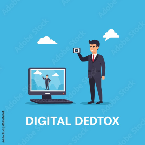Digital Detox Concept