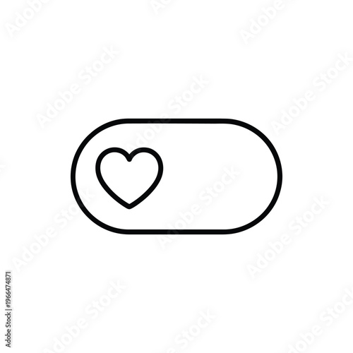 Consent Management Toggle Line Icon