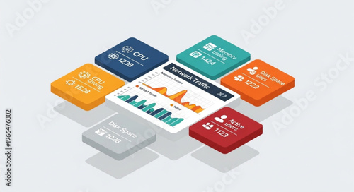 Isometric Data Visualization - A Modern Approach to Business Analytics.