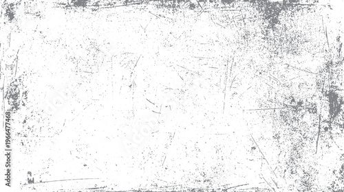 White background with distressed grey grunge texture and scratches