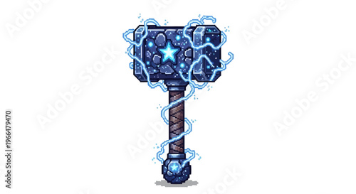 Mighty Thor Hammer Mjolnir With Electric Energy.