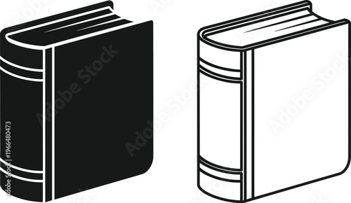 books icon, book icon, textbook icon Vector