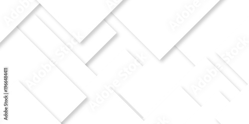 Overlap random cube vector element modern overlay diamond triangle paper white and gray technology pattern web corporate brochure layer space texture background.