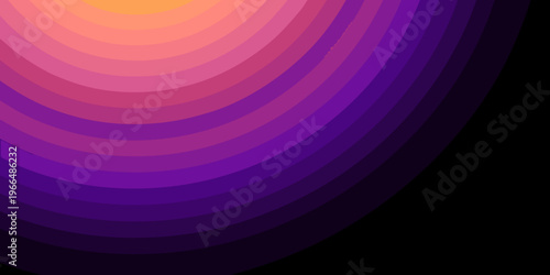 Abstract colorful curved lines forming a vibrant sweeping gradient design