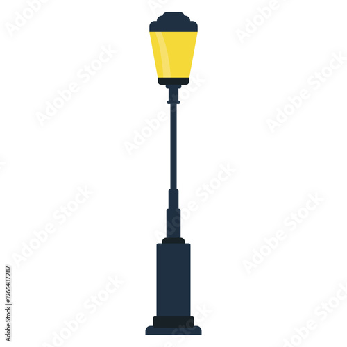 Vintage Street Lamp Illustration