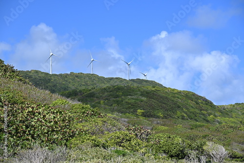 Eoliennes sous les tropiques à Marie Galante pour une énergie propre 