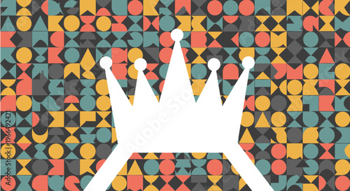 White Crown Jewelry Accessory.