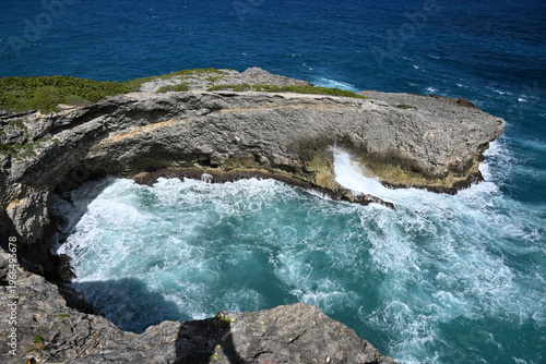 Le gouffre à Marie Galante aux Antilles