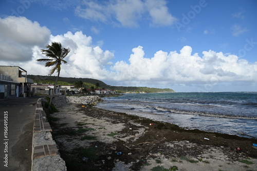 Plage à Capesterre Marie Galante aux Antilles