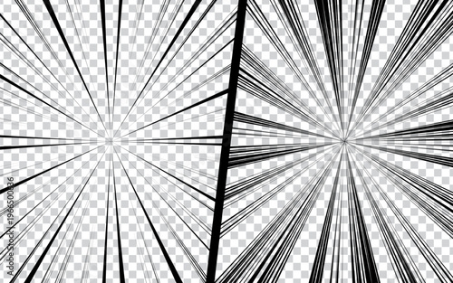 Comic versus pop art battle background