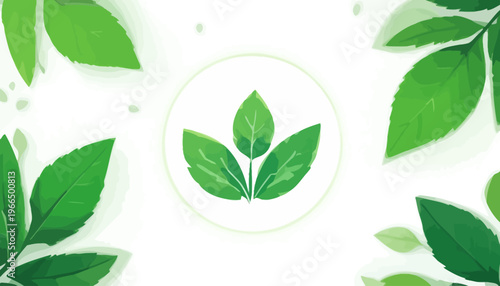 glass of fresh green smoothie and matcha tea