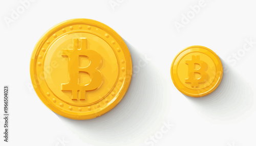 vector illustration of a dollar coin