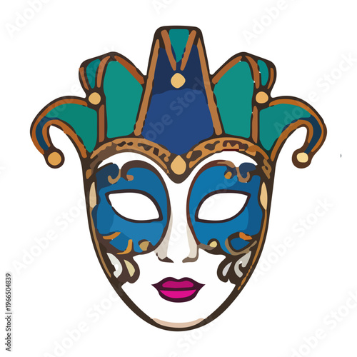 Jester Masquerade Mask