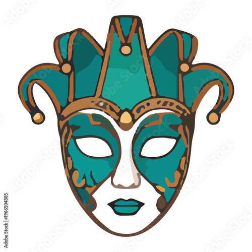 Jester Masquerade Mask