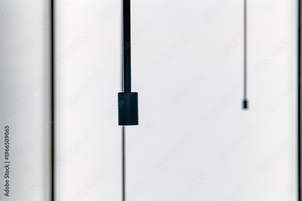 Obraz premium light poles hanging in the exhibition room