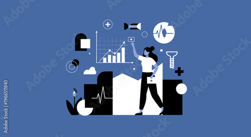 A calming blue background with no distractions, ideal for adding text or graphics.