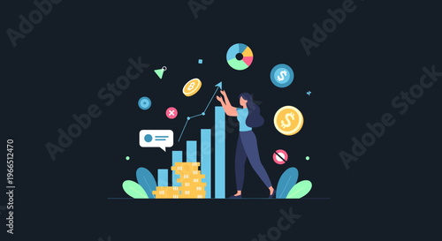 A young adult sitting in a cozy coffee shop, focused on their laptop screen, surrounded by warm lighting.