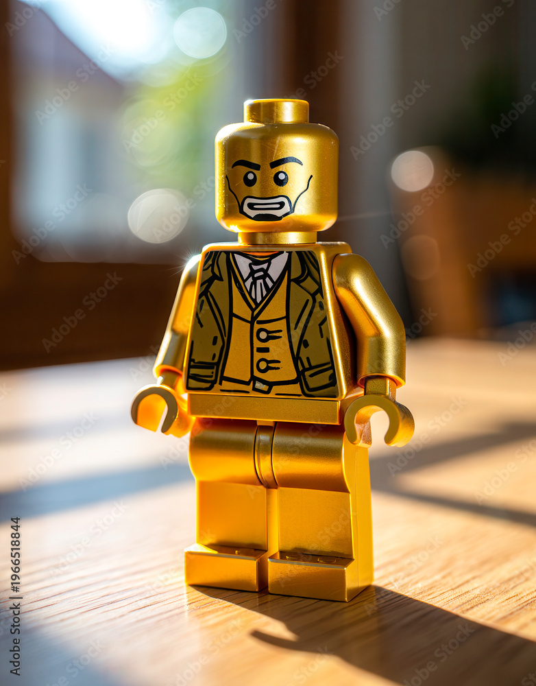 Obraz premium LEGO Mr Gold Collectible Minifigure, Collectable Mini Figure Character