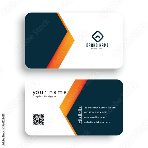 Modern Creative Business Card Design Template | Corporate Professional Branding Identity Card Set