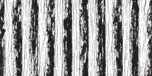 Distressed vertical grunge stripes pattern background, black and white, weathered wood texture, retro design element, abstract rough surface, textured background, graphic background, monochrome backgr