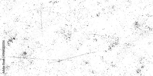 Black and white abstract grunge noise texture overlay. scattered dust and dirt dots background effect for vintage design, rough surface, and retro art, abstract pattern, distressed effect, ink splash