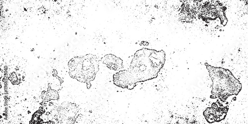 Black and white organic grunge splotch texture background. abstract ink smudges and stains overlay for distressed surface effects, creative art, and graphic design, stain effect, smudge overlay