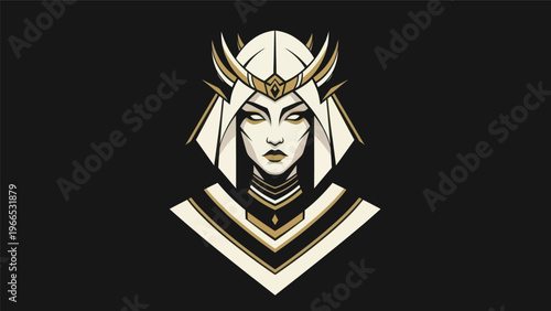 Woman with crown illustration