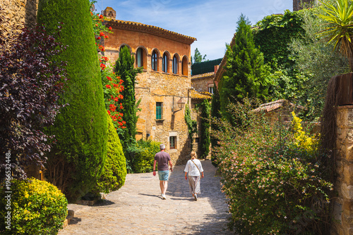 In the historic center of Peratallada