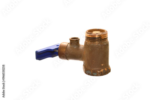 water valve isolated on white background