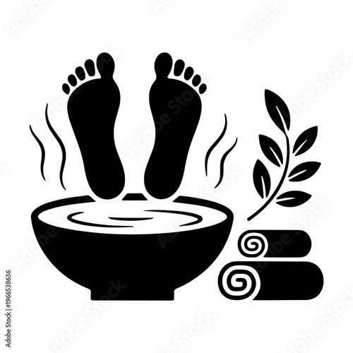 Foot Spa Treatment Icon