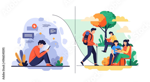 Finding Harmony Balancing Screen Time with Outdoor Adventures and Meaningful Social Connections for a Healthier Lifestyle