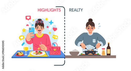 Social Media Influence versus the Reality of Home Cooking and Lifestyle