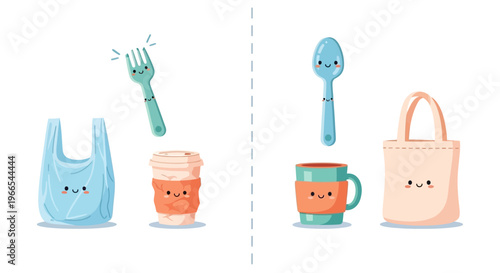 Making Conscious Choices Happy Reusable Everyday Items Offer a Sustainable Alternative to Harmful Disposable Plastics