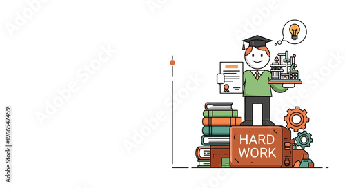 Graduation represents successful completion of education and the reward of hard work in pursuit of knowledge and professional goals