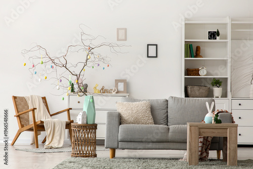 Tree branches decorated wit...