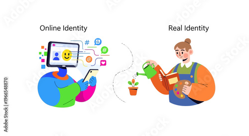 Digital Persona Versus Authentic Self The Contrast Between Online and Offline Identities