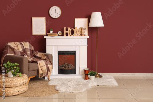 Comfortable armchair, floor...