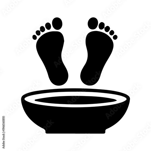 Foot Washing Icon