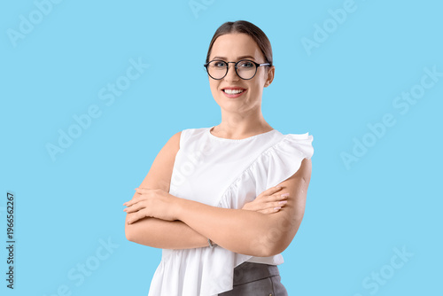 Beautiful businesswoman in ...