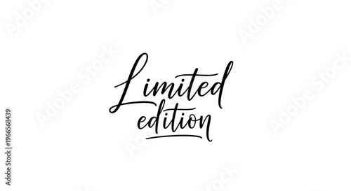 A limited edition label is prominently displayed on a white background