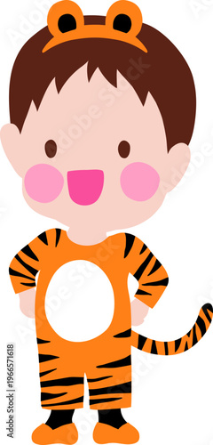a tiger child