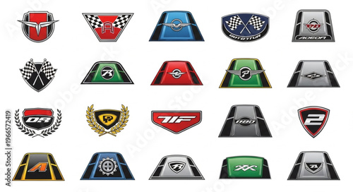 Collection of Racing Team and Motorsport Logo Designs.