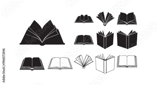 Collection of various book illustrations in different formats and styles
