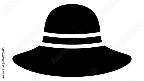 Icon of a wide brim hat for sun protection