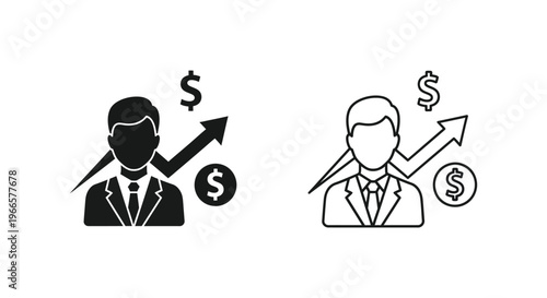 Business Growth Investment Success Vector