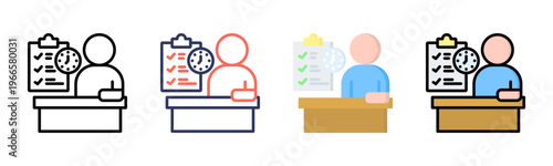 Self Disciplined icon sheet multiple style collection