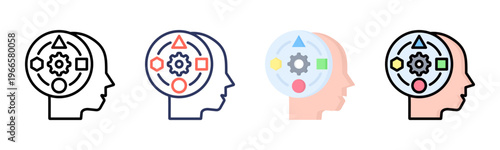 Adaptation icon sheet multiple style collection