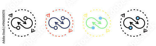 Synergy icon sheet multiple style collection