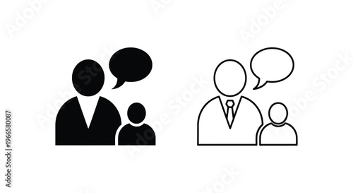 Business Communication Team Talk Collaboration Vector