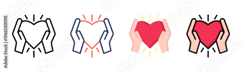 Empathy icon sheet multiple style collection